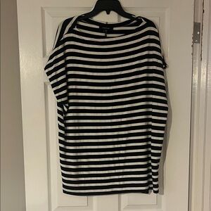 Karen Kane Monochrome Striped Top